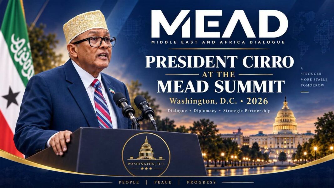Madaxweyne Cirro oo Washington ku soo Bandhigay Aragtidiisa ku Aaddan Aqoonsiga, Amniga iyo Dhaqaalaha Madaxweyne Cirro oo Washington ku soo Bandhigay Aragtidiisa ku Aaddan Aqoonsiga, Amniga iyo Dhaqaalaha